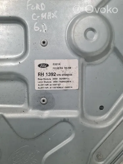 Ford C-MAX I Mécanisme lève-vitre de porte arrière avec moteur 