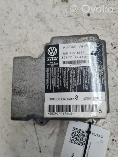 Volkswagen PASSAT B6 Module de contrôle airbag 5N0959655A