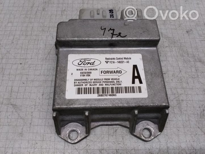 Ford Transit Turvatyynyn ohjainlaite/moduuli YC1A14B321AE