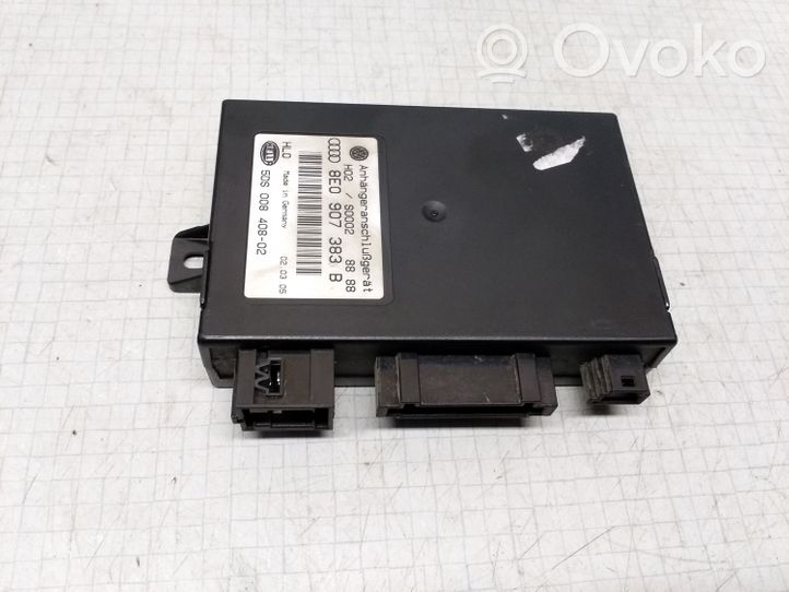 Audi A4 S4 B7 8E 8H Centralina/modulo rimorchio barra di traino 8E0907383B