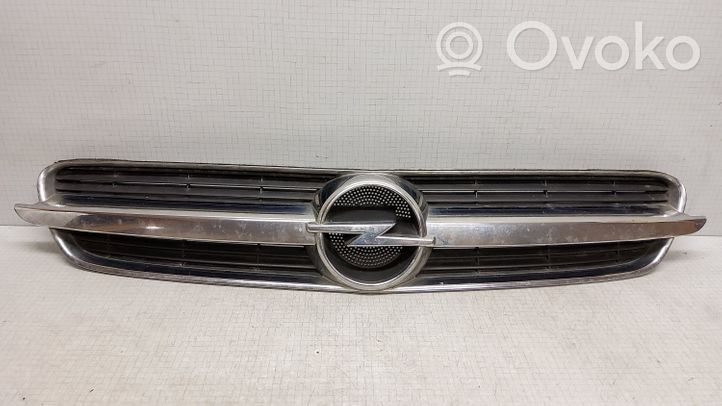 Opel Vectra C Front bumper upper radiator grill 464192822