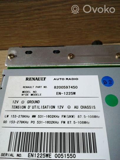 Renault Laguna II Unité principale radio / CD / DVD / GPS 8200597450