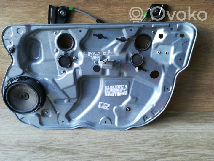 Volkswagen Polo IV 9N3 Front window lifting mechanism without motor 6Q0035411A