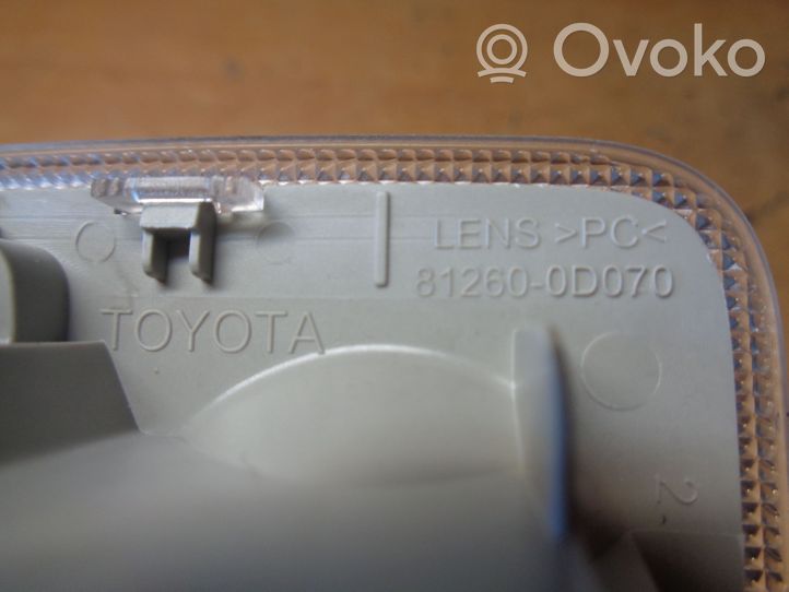 Toyota Yaris Światło fotela przedniego 812600D070