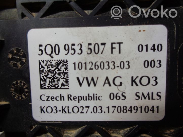 Volkswagen Golf Sportsvan Manetka / Przełącznik kierunkowskazów wycieraczek 5Q0953513P