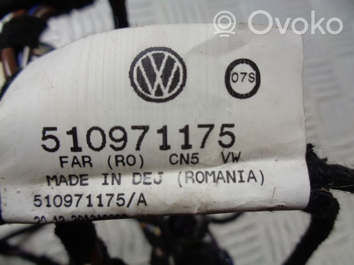 Volkswagen Golf Sportsvan Wiązka przewodów klapy tylnej / bagażnika 510971175