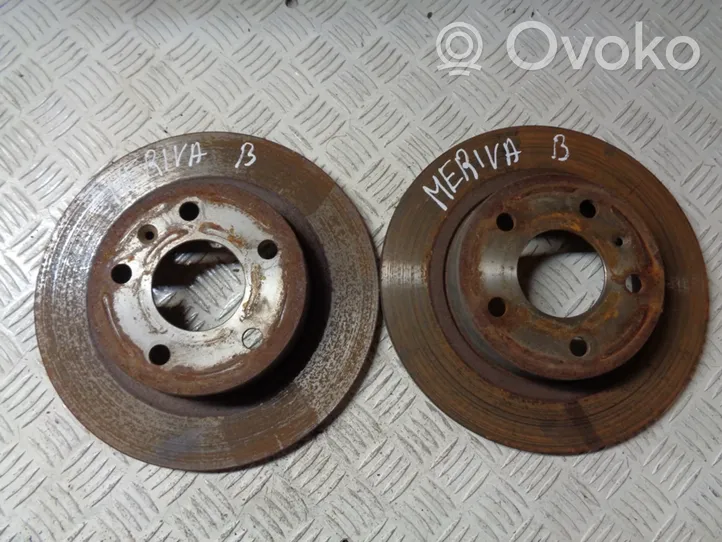 Opel Meriva B Disque de frein arrière 