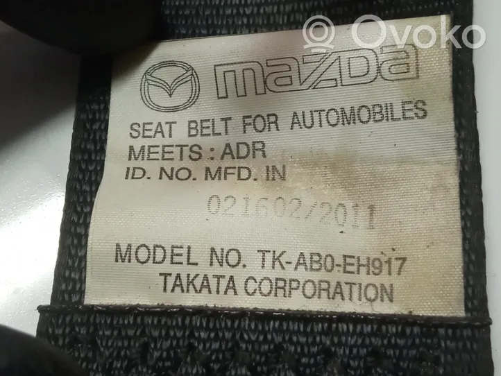 Mazda CX-7 Ceinture de sécurité arrière centrale (siège) EH6457780C02