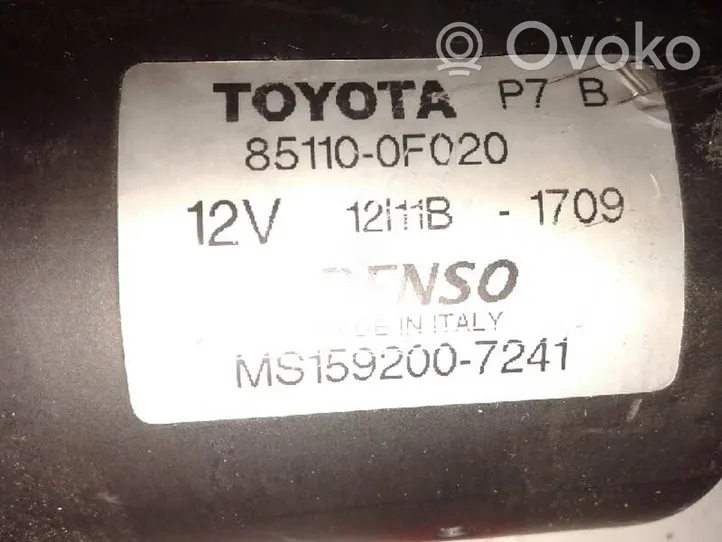 Toyota Corolla Verso E121 Tiranti e motorino del tergicristallo anteriore MS1592007241