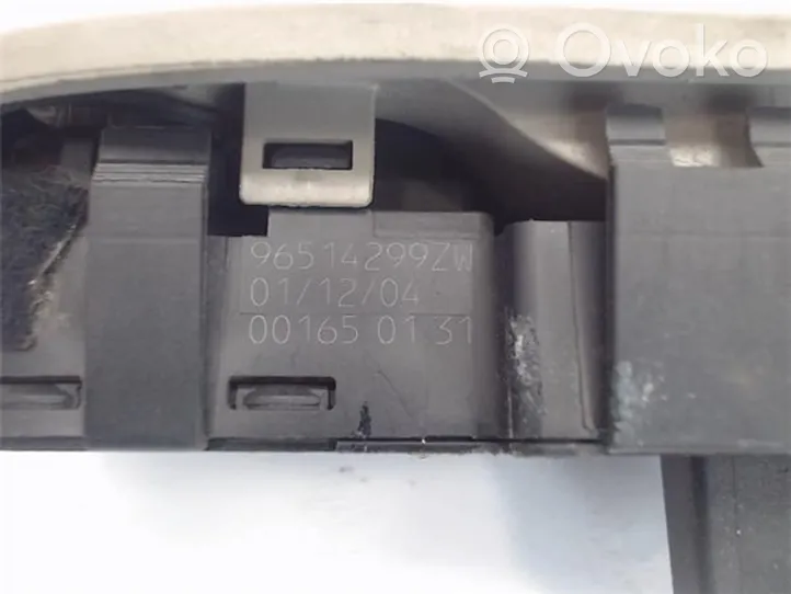 Citroen C5 Interruttore di controllo dell’alzacristalli elettrico 96514299ZW