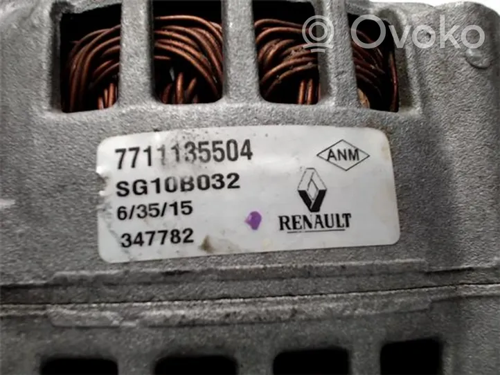 Renault Kangoo I Generaattori/laturi 7711135504
