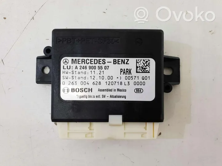 Mercedes-Benz B W246 W242 Pysäköintitutkan (PCD) ohjainlaite/moduuli A2469005507