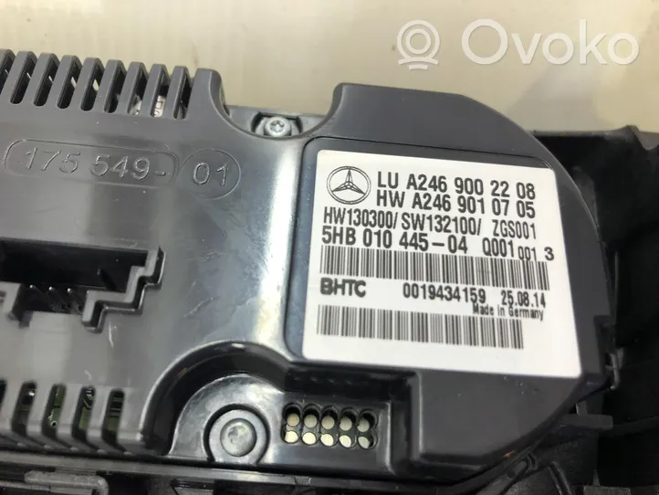 Mercedes-Benz A W176 Ilmastoinnin ohjainlaite A1766807400