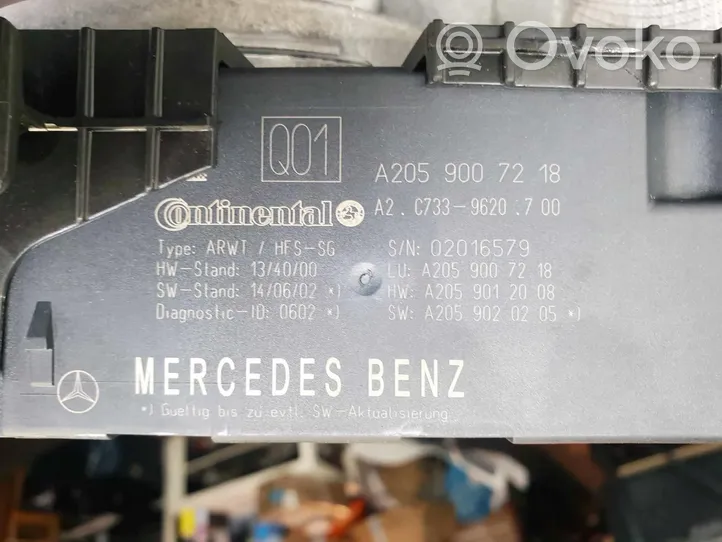 Mercedes-Benz C W205 Moteur de pompe hydraulique de hayon A2059007218