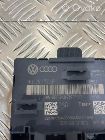 Audi Q5 SQ5 Oven keskuslukituksen ohjausyksikön moduuli 8K0959793P