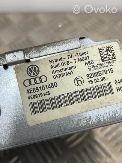 Audi A8 S8 D3 4E Module de contrôle vidéo 4E0910148D