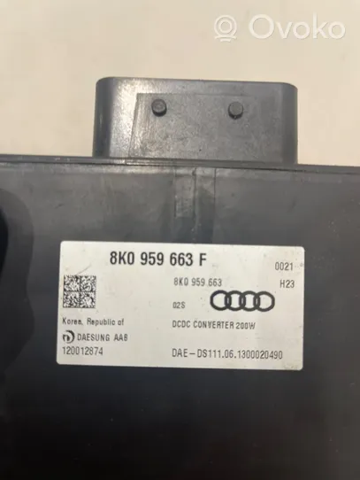 Audi A4 S4 B8 8K Centralina di gestione alimentazione 8K0959663F