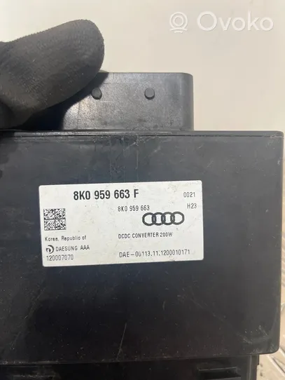 Audi A4 S4 B8 8K Power management control unit 8K0959663F