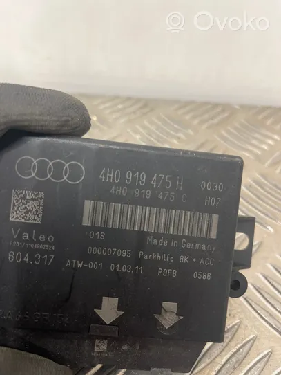 Audi A8 S8 D4 4H Unité de commande, module PDC aide au stationnement 4H0919475H