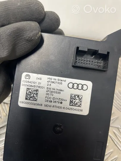 Audi A6 S6 C6 4F Keyless go vadības bloks 4F0907335