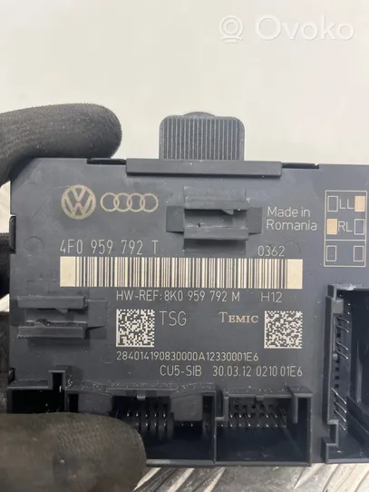Audi Q7 4L Oven ohjainlaite/moduuli 4F0959792T