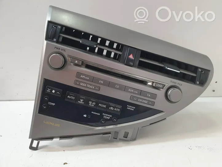 Lexus RX III Unité principale radio / CD / DVD / GPS 8612048L10