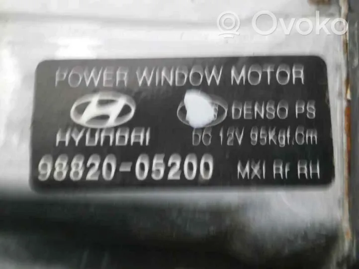Hyundai Atos Classic Mécanisme lève-vitre de porte arrière avec moteur 9882005200