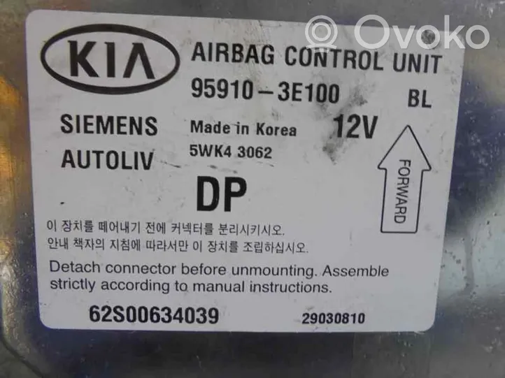 KIA Sorento IV Sterownik / Moduł Airbag 959103E100