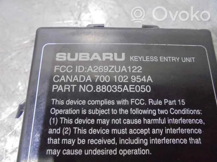 Subaru Legacy Oven keskuslukituksen ohjausyksikön moduuli 88035AE050