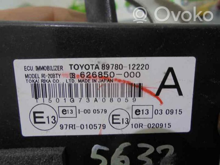 Toyota Corolla E160 E170 Ajonestolaitteen ohjainlaite/moduuli 8978012220