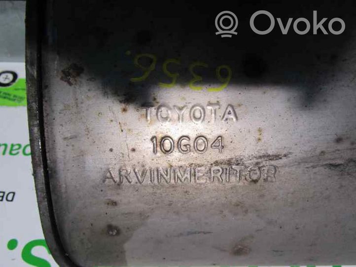 Toyota Avensis T250 Marmitta/silenziatore posteriore tubo di scappamento 10G04