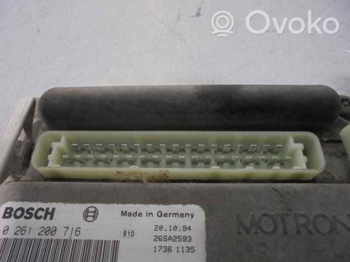 Lancia Y10 Engine control unit/module 0261200716