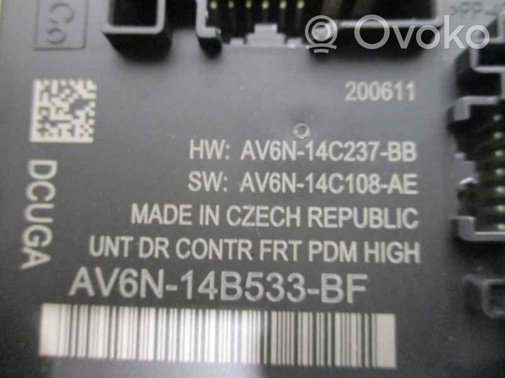 Ford C-MAX II Door central lock control unit/module AV6N14B533BF