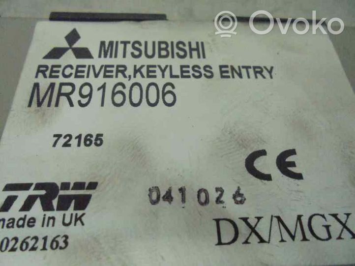 Mitsubishi Space Star Oven keskuslukituksen ohjausyksikön moduuli MR916006