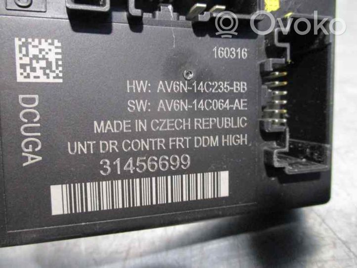 Volvo V40 Oven keskuslukituksen ohjausyksikön moduuli 31456699