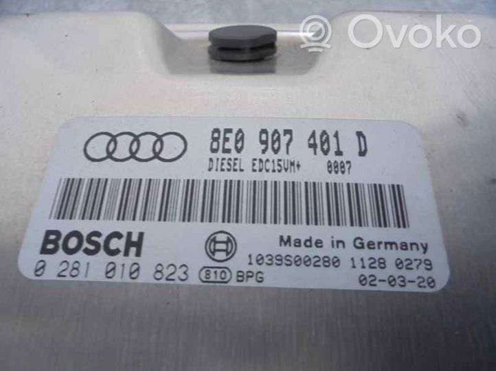 Audi A4 S4 B6 8E 8H Engine control unit/module 8E0907401D