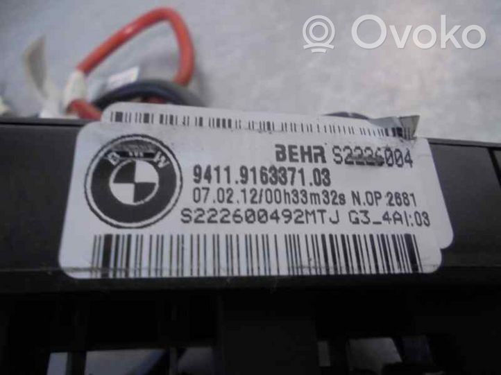 BMW 5 F10 F11 Pečiuko ventiliatoriaus reostatas (reustatas) 94119163371