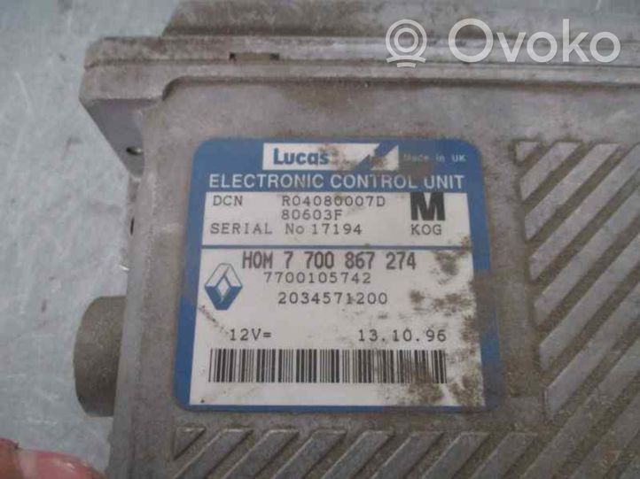 Mitsubishi Carisma Calculateur moteur ECU H0M7700867274