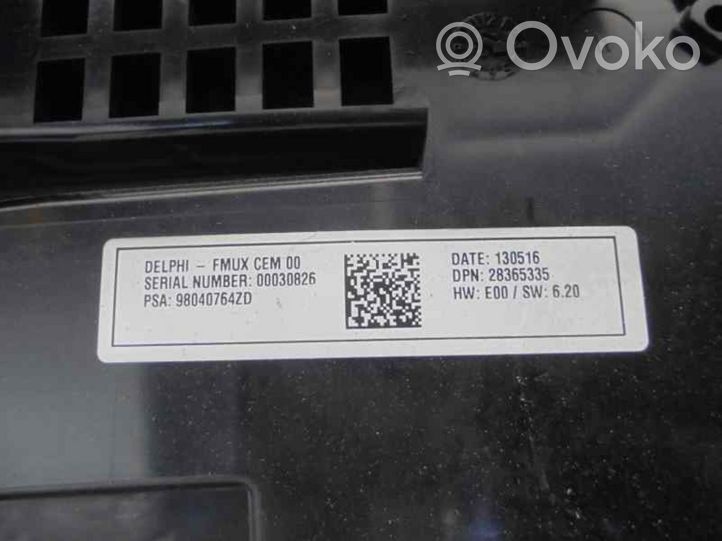 Citroen C4 II Panel klimatyzacji 9804764ZD