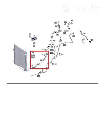 Mercedes-Benz R W251 Muu ilmastointilaitteen osa (A/C) A2518301115