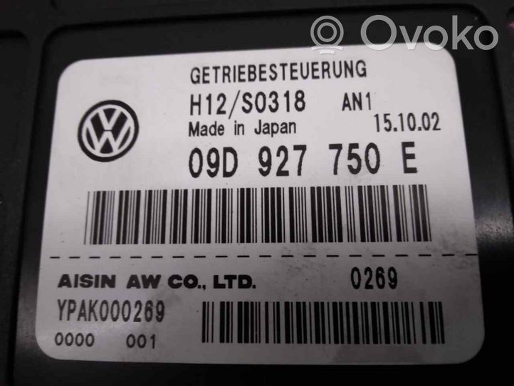 Volkswagen Touareg I Getriebesteuergerät TCU 09D927750E