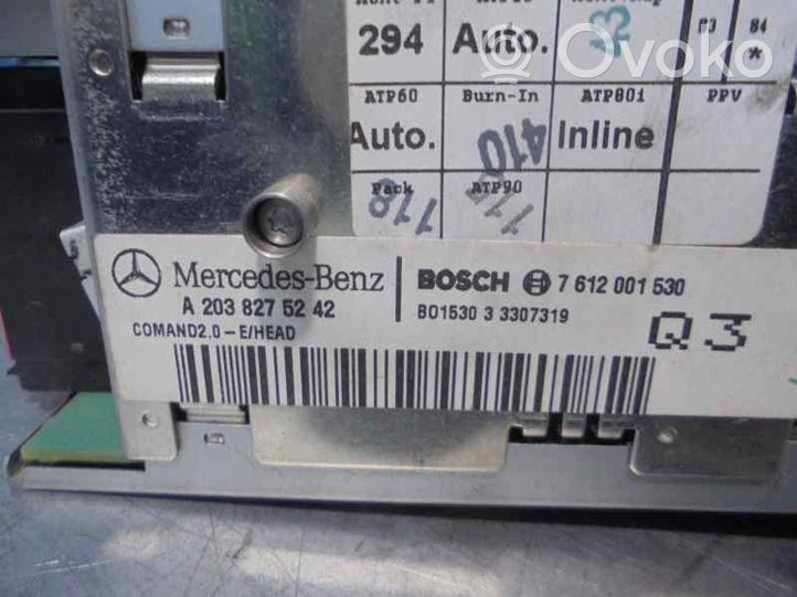 Mercedes-Benz CLK A209 C209 Monitor/display/piccolo schermo A2038275242