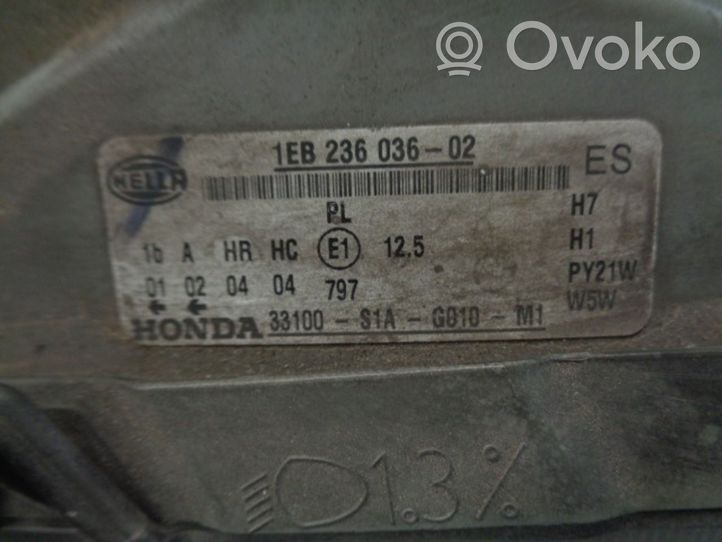 Honda Accord Etu-/Ajovalo 33100S1AG010