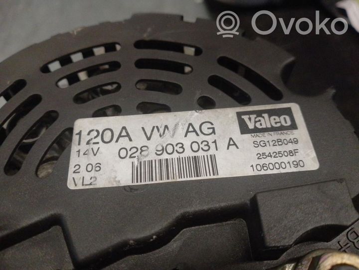 Skoda Superb B5 (3U) Alternator 028903031A