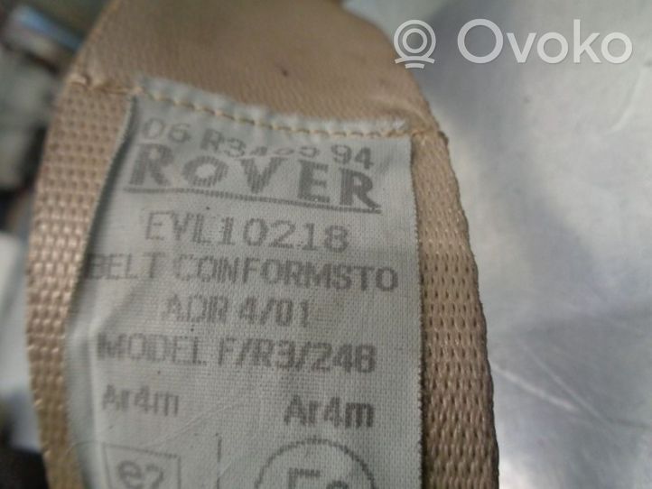 Rover 820 - 825 - 827 Takaistuimen turvavyö EVL10218