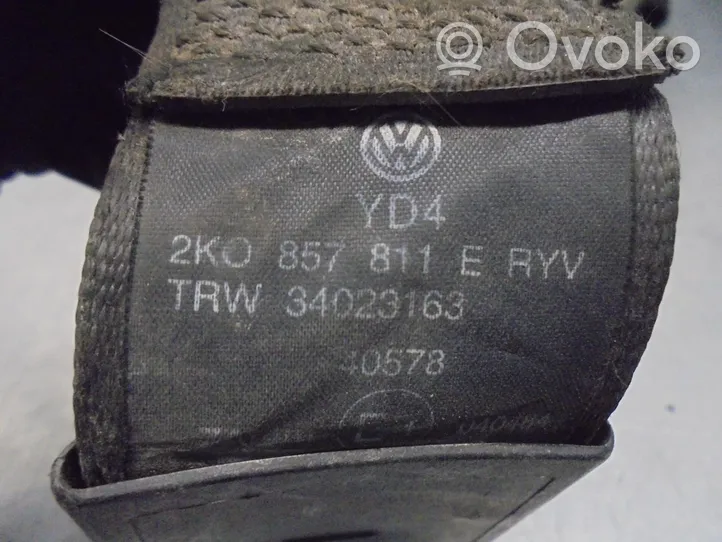 Volkswagen Caddy Takaistuimen turvavyö 2K0857811E