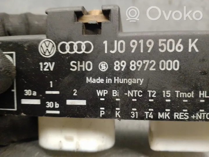 Audi A3 S3 8L Przekaźnik / Modul układu ogrzewania wstępnego 1J0919506K