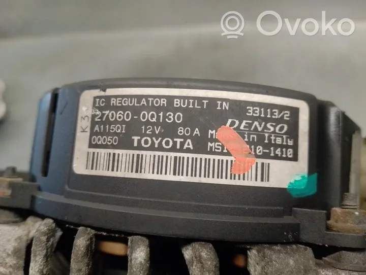 Toyota Aygo AB10 Alternator 270600Q130