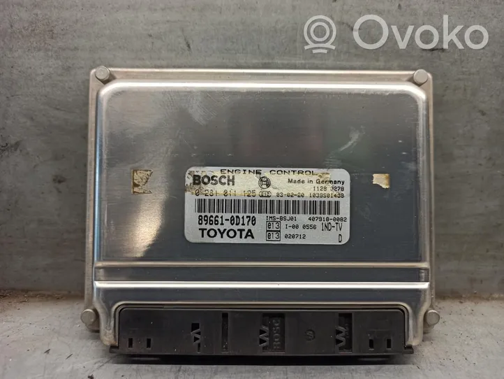 Toyota Yaris Variklio valdymo blokas 896610D170