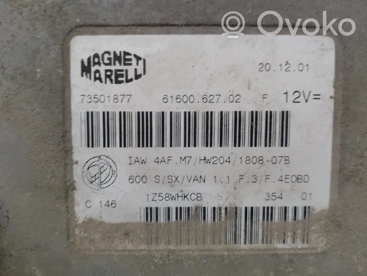 Fiat Seicento/600 Sterownik / Moduł ECU 73501877